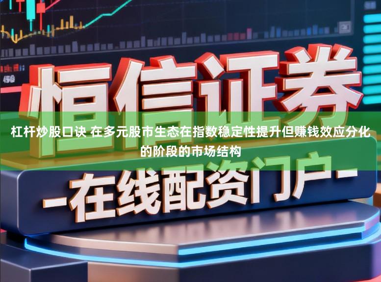 杠杆炒股口诀 在多元股市生态在指数稳定性提升但赚钱效应分化的阶段的市场结构