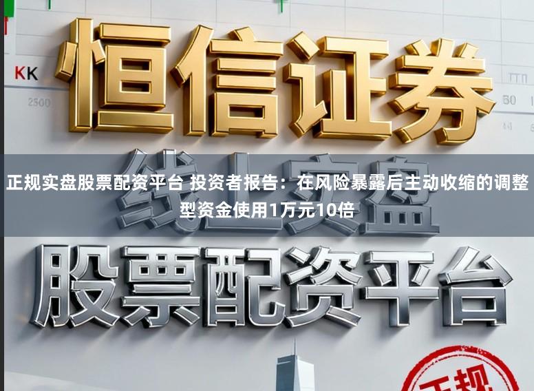 正规实盘股票配资平台 投资者报告：在风险暴露后主动收缩的调整型资金使用1万元10倍