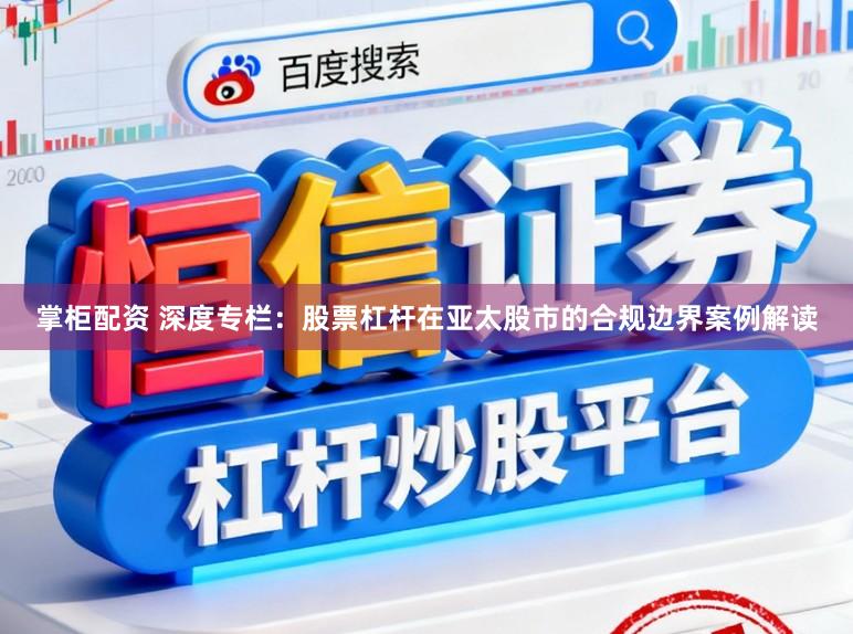 掌柜配资 深度专栏：股票杠杆在亚太股市的合规边界案例解读